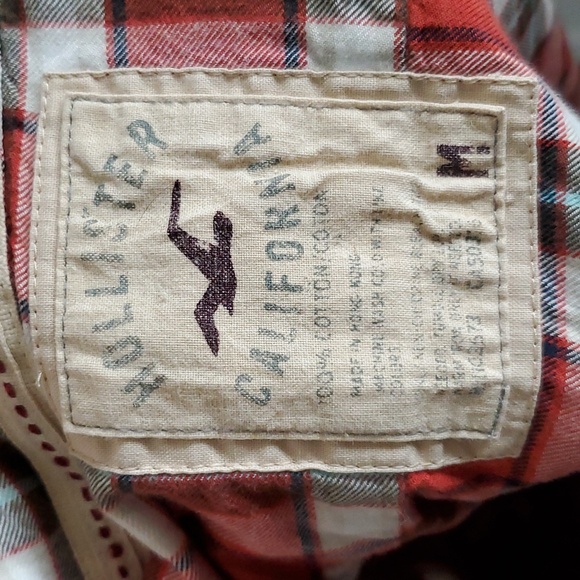Rusty plaid HOLLISTER button down - Picture 4 of 4